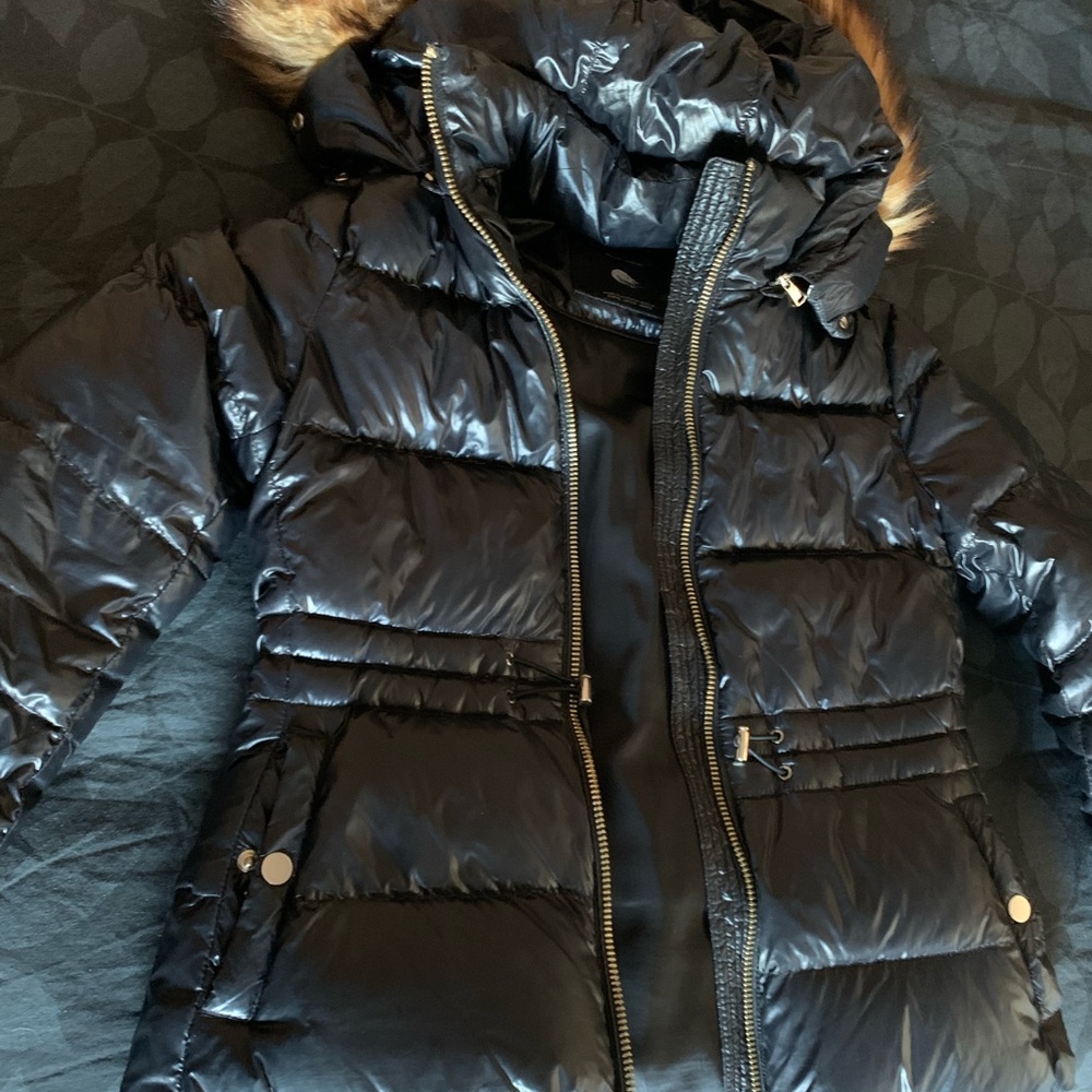 Shiny effect down jacket - Picture 3 of 5